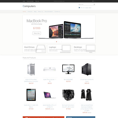 Computer Store Responsive Shopify Theme (Shopify theme for electronics stores) Item Picture