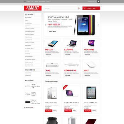 Computer Store Responsive Shopify Theme (Shopify theme for electronics stores) Item Picture