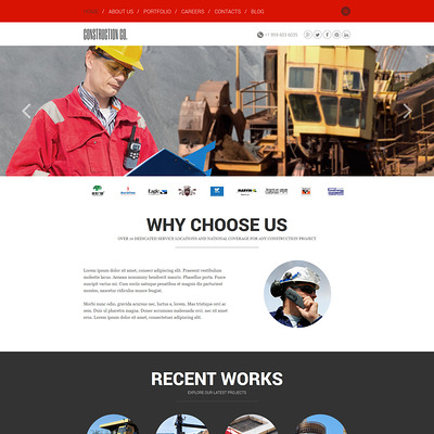 Construction Agency Joomla Template (Joomla template for construction companies) Item Picture