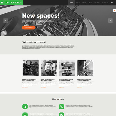 Construction Co Joomla Template (Joomla template for construction companies) Item Picture
