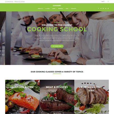 Cooking (education WordPress theme) Item Picture