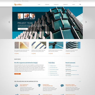 Drafting Responsive Joomla Template (Joomla template for architecture ) Item Picture
