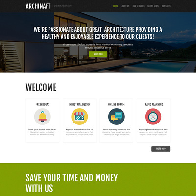 Dream Design Board Joomla Template (Joomla template for architecture ) Item Picture