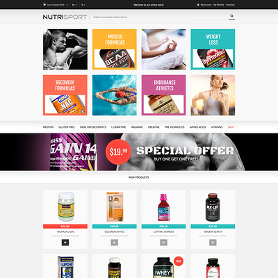 Drug Store Responsive Magento Theme (Magento theme for medical and health stores) Item Picture