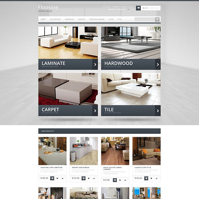 Durable Flooring Magento Theme (Magento theme for flooring stores) Item Picture
