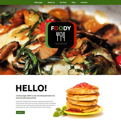 Eating Out Drupal Template (Drupal theme for restaurants) Item Picture