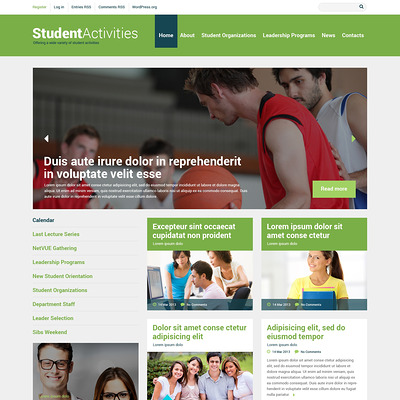 Education Responsive WordPress Theme (education WordPress theme) Item Picture
