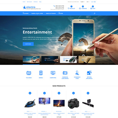 Electro Magento Theme (Magento theme for electronics stores) Item Picture
