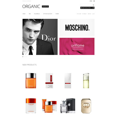 Exclusive Perfumes Magento Theme (Magento theme for hair and beauty products) Item Picture