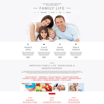 Family Joomla Template (Joomla template for family websites) Item Picture