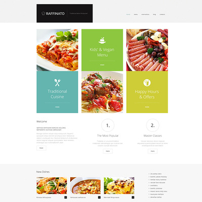 Fancy Restaurant WordPress Theme (WordPress theme for restaurants) Item Picture