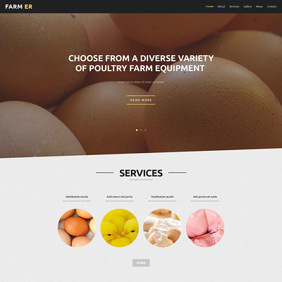 Farming Standards Joomla Template (Joomla theme for agriculture and farms) Item Picture