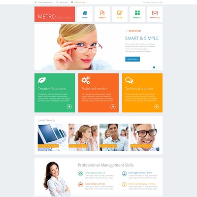 Financial Advisor Responsive Joomla Template (Joomla template for financial websites) Item Picture