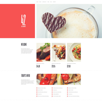 Food Place WordPress Theme (WordPress theme for restaurants) Item Picture
