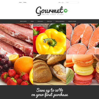 Food Shop PrestaShop Theme (PrestaShop theme for food stores) Item Picture