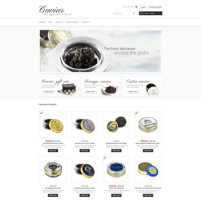 Food Store Responsive Shopify Theme (Shopify theme for food) Item Picture