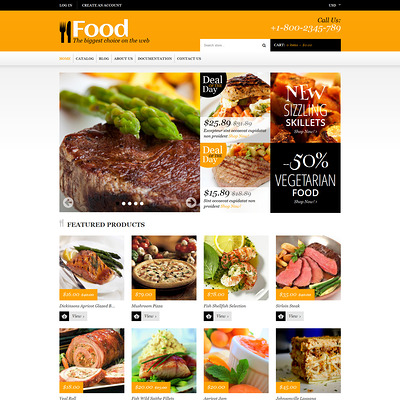 Food Store Responsive Shopify Theme (Shopify theme for food) Item Picture