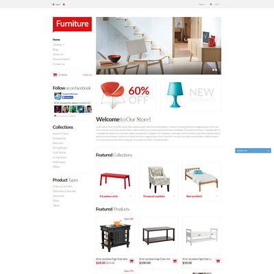 Furniture Pieces Shopify Theme (Shopify theme for furniture stores) Item Picture