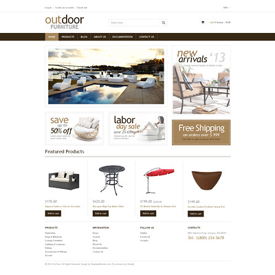Furniture Responsive Shopify Theme (Shopify theme for furniture stores) Item Picture