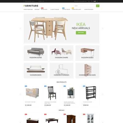 Furniture Store Magento Theme (Magento theme for furniture stores) Item Picture