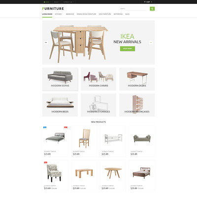 Furniture Store PrestaShop Theme (PrestaShop theme for furniture stores) Item Picture