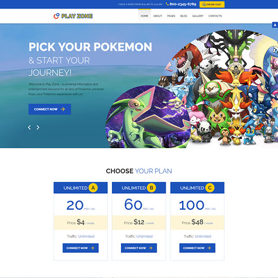 Games Responsive Joomla Template (Joomla template for gaming websites) Item Picture