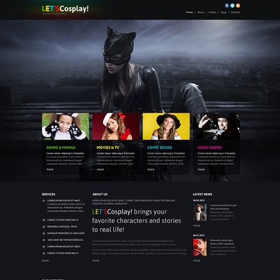 Games Responsive Joomla Template (Joomla template for gaming websites) Item Picture