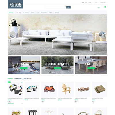 Garden Furniture PrestaShop Theme (PrestaShop theme for furniture stores) Item Picture