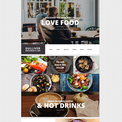 Gulliver WordPress Theme (WordPress theme for restaurants) Item Picture