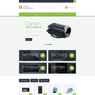 Home Electronics PrestaShop Theme (PrestaShop theme for electronics stores) Item Picture