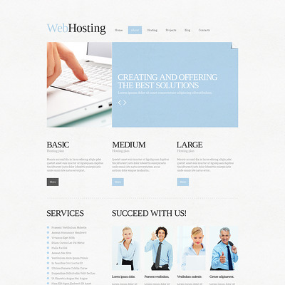 Hosting Responsive Joomla Template (Joomla template for web hosting companies) Item Picture