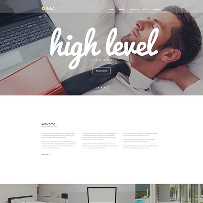 Hotel Business WordPress Theme (WordPress theme for hotels) Item Picture