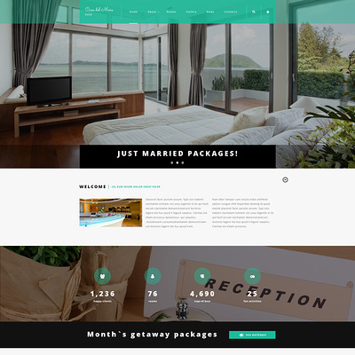 Hotel Suite Joomla Template (Joomla template for hotels) Item Picture