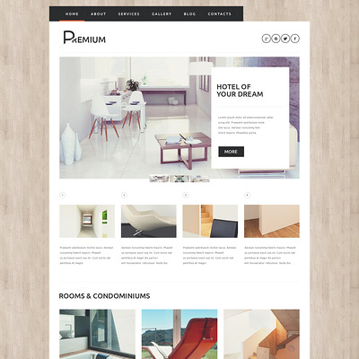 Hotels Booking Agency WordPress Theme (WordPress theme for hotels) Item Picture