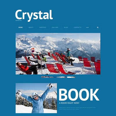 Hotels Responsive WordPress Theme (WordPress theme for hotels) Item Picture