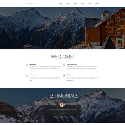 Hotels and Motels Joomla Template (Joomla template for hotels) Item Picture