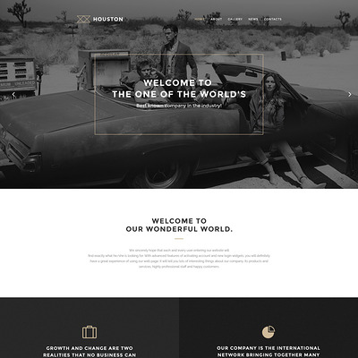Houston WordPress Theme (WordPress theme for photogaphers) Item Picture