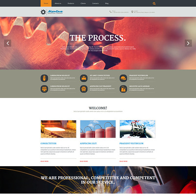 Industrial Company Joomla Template (Joomla template for industrial companies) Item Picture