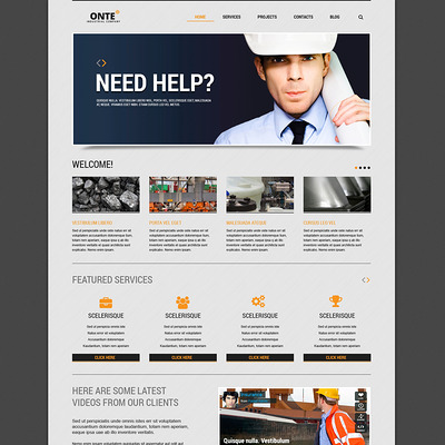 Industrial Responsive Joomla Template (Joomla template for industrial companies) Item Picture