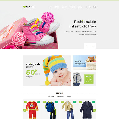 Infantello (PrestaShop theme for clothing for babies, kids, and children) Item Picture