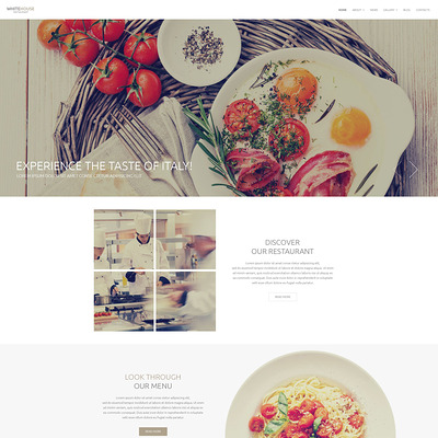 Italian Cuisine Drupal Template (Drupal theme for restaurants) Item Picture