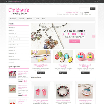 Jewelry Responsive Magento Theme (Magento theme for selling jewelry and watches) Item Picture