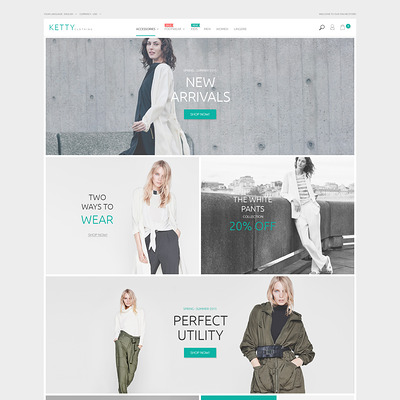 Ketty (Magento theme for mens and womens clothing) Item Picture
