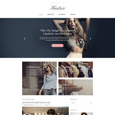 Kustrix (WordPress theme for fashion blogs) Item Picture
