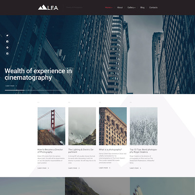 LFA WordPress Theme (WordPress theme for photogaphers) Item Picture