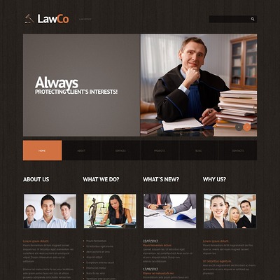 Law Responsive WordPress Theme (WordPress theme for lawyers and law firms) Item Picture
