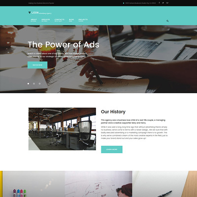 Leon (WordPress theme for advertising agencies) Item Picture