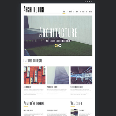 Minimalism in Architecture Joomla Template (Joomla template for architecture ) Item Picture