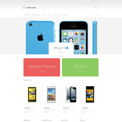 Mobile Heaven Magento Theme (Magento theme for electronics stores) Item Picture