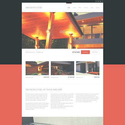 Modern Architecture Joomla Template (Joomla template for architecture ) Item Picture